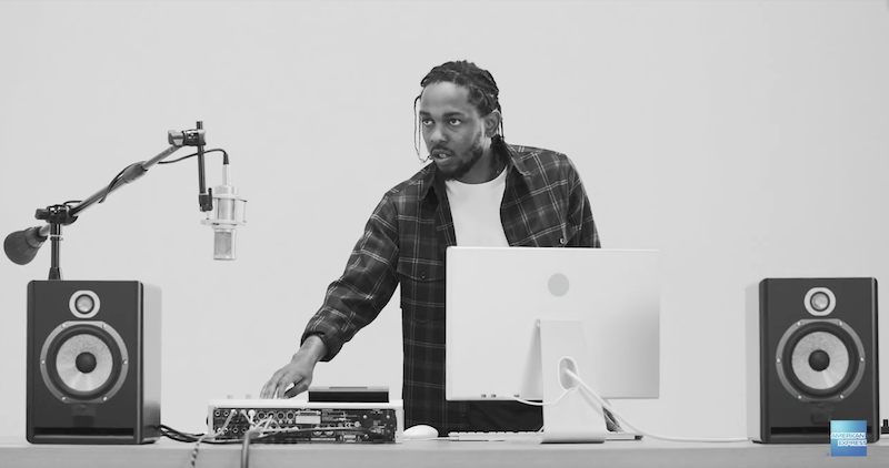 Video: Kendrick Lamar making beats now?